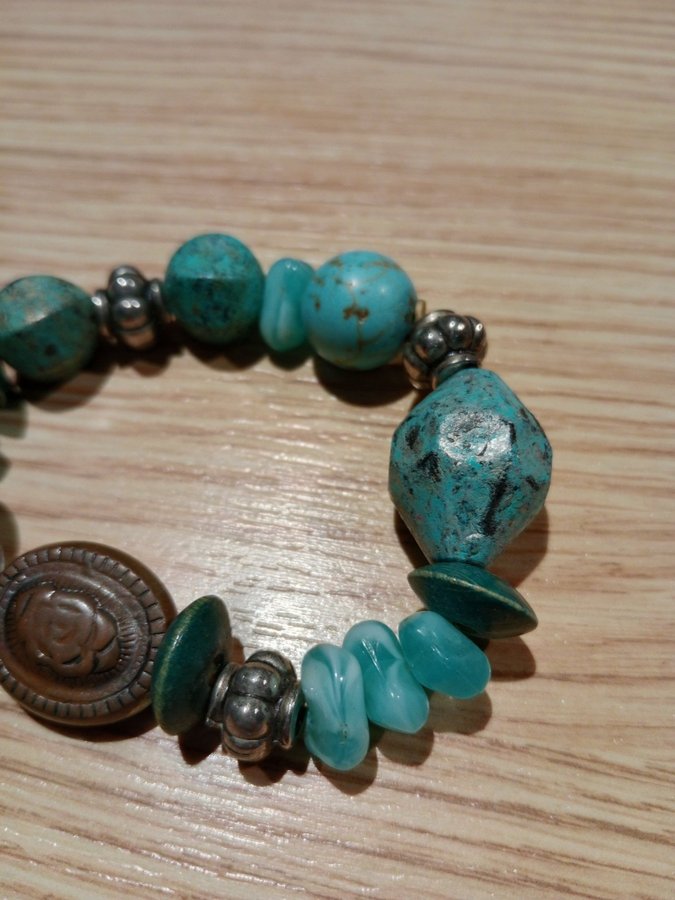 Turquoise armcircle in bijou