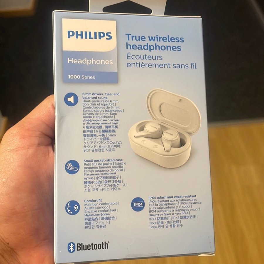 Philips 1000 Series True Wireless Headphones helt ny oöppnad