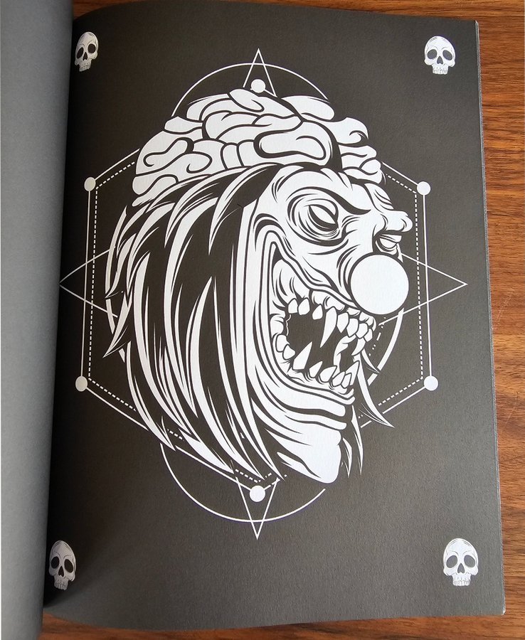 Nightmare Horror Coloring Book