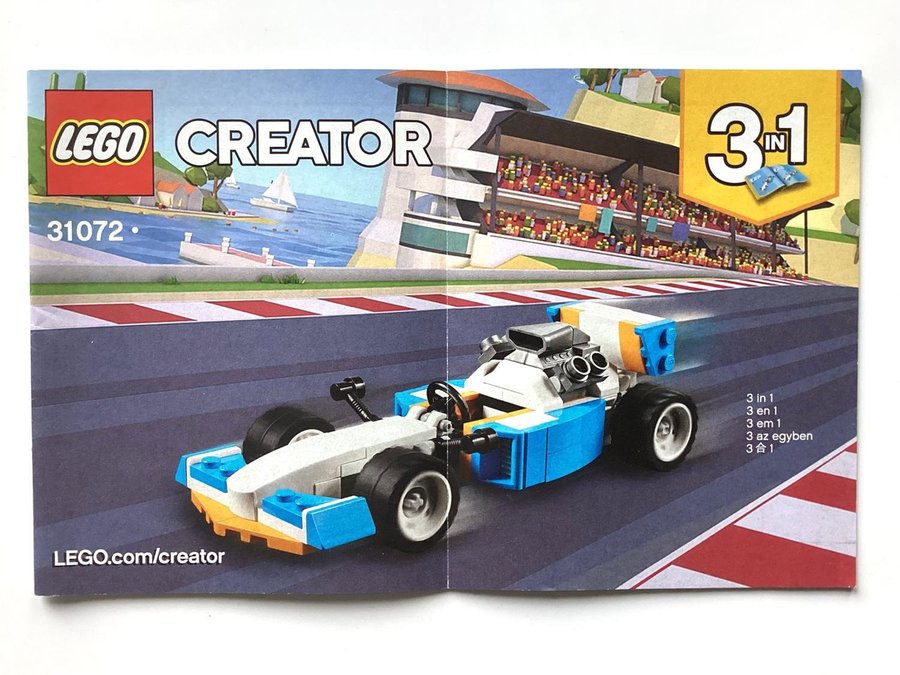 Lego Manual Creator 31072 3 st Manualer Beskrivning Instruktioner Idéer