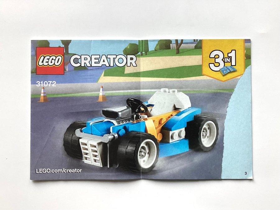 Lego Manual Creator 31072 3 st Manualer Beskrivning Instruktioner Idéer