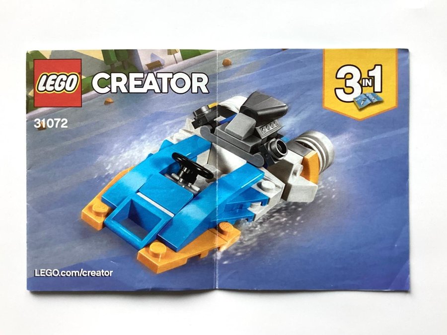 Lego Manual Creator 31072 3 st Manualer Beskrivning Instruktioner Idéer