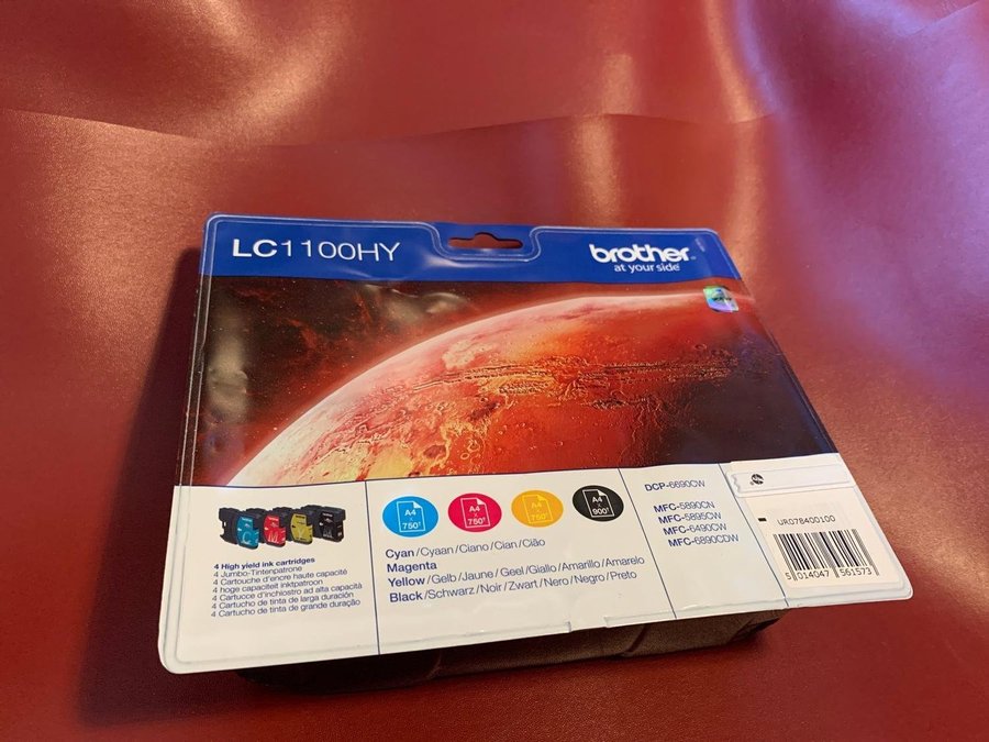 LC1100HY Brother 4 Pack Oiginal Ink Cartridges