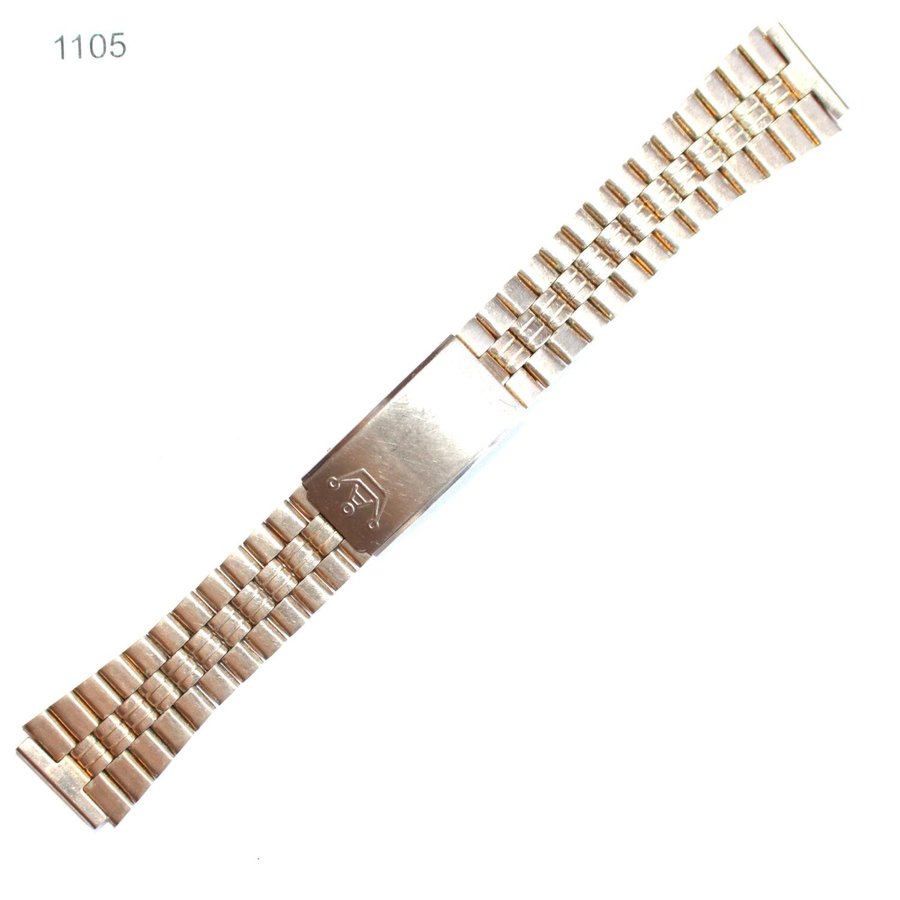 Beg silverfärgat klockarmband