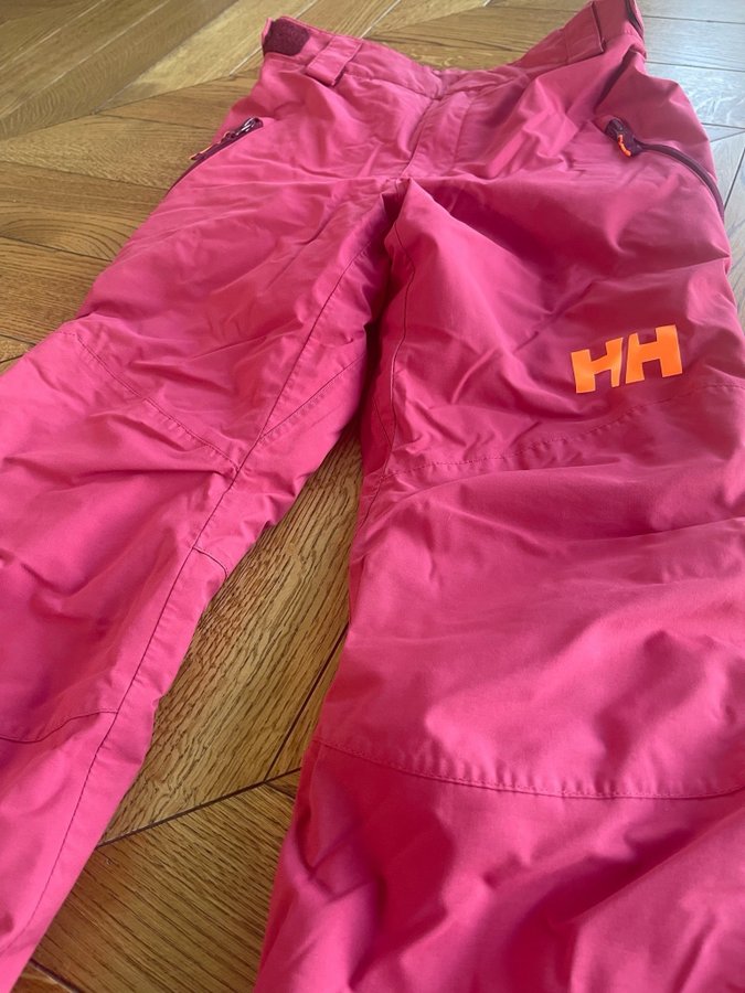 Helly Hansen rosa skidbyxor storlek 152/12