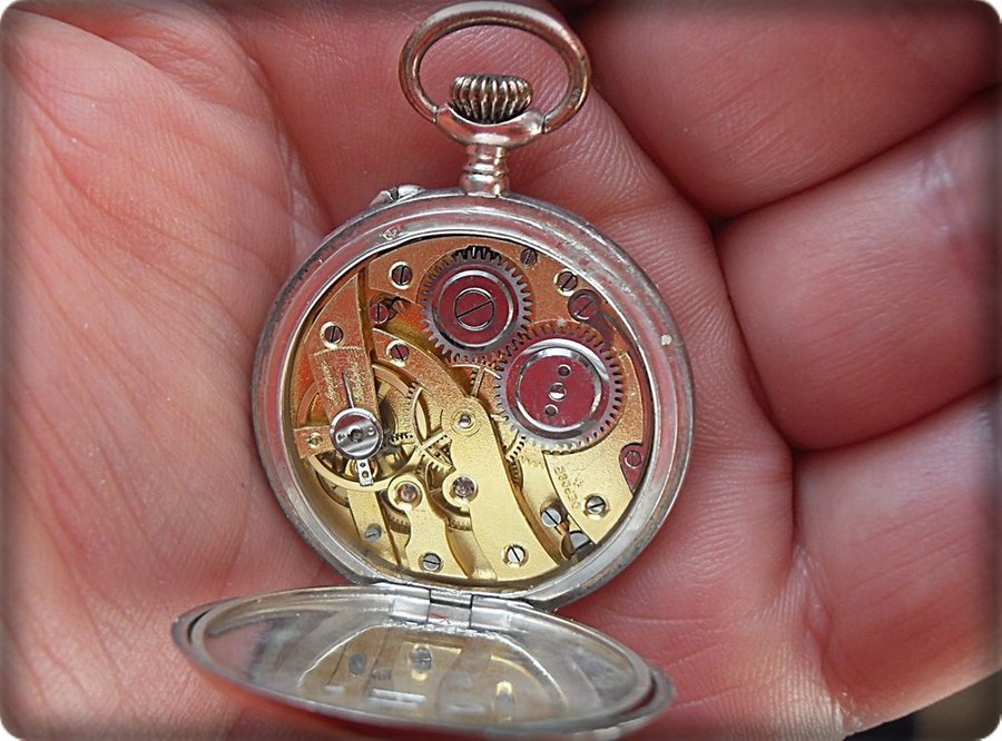 RRROld silver pocket watch 1900