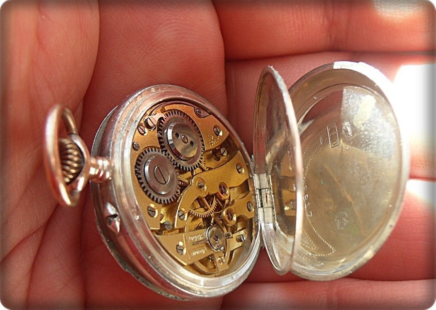 RRROld silver pocket watch 1900