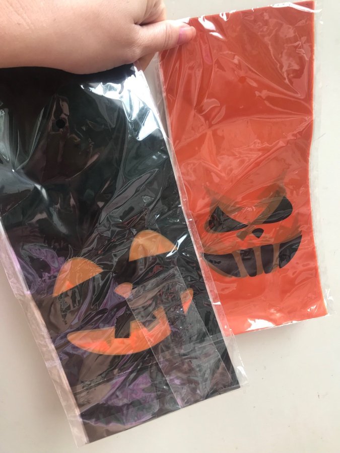 (Helt Oanvänt) Halloween-påsar för goodie bags och Massa Ballonger