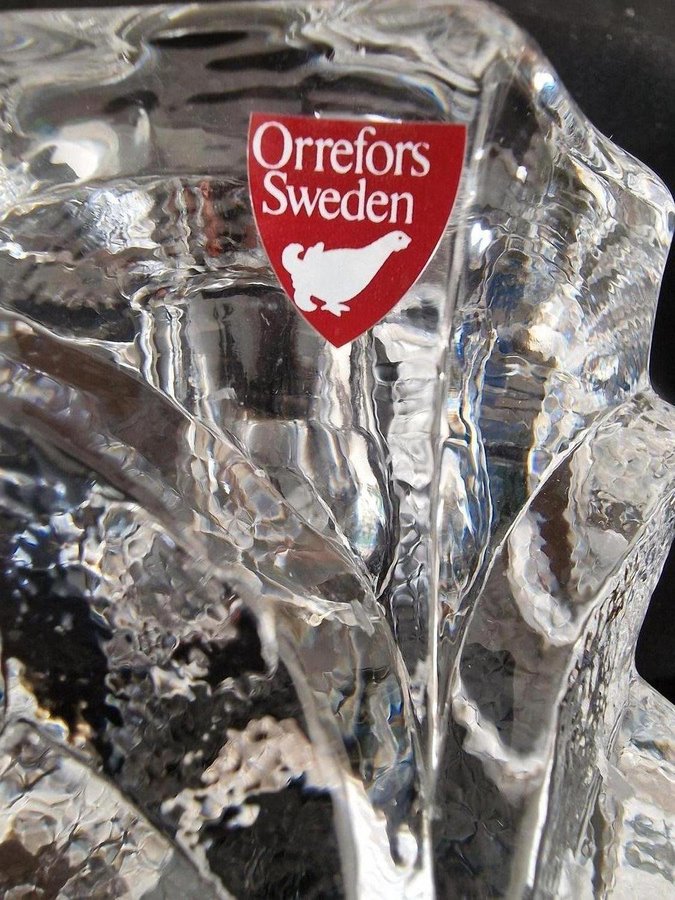 Orrefors Sweden Ljusstake Capella