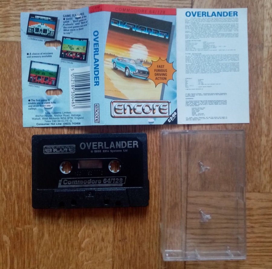 Overlander (Encore - Elite Systems) - Commodore 64 / C64 Spel