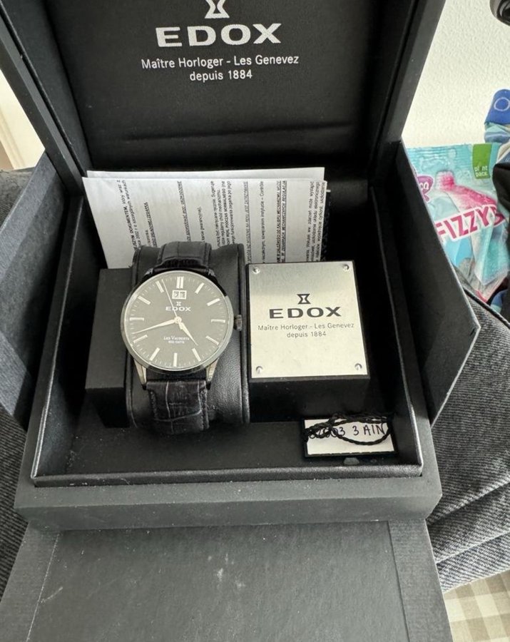 Edox Les Vauberts Big Date