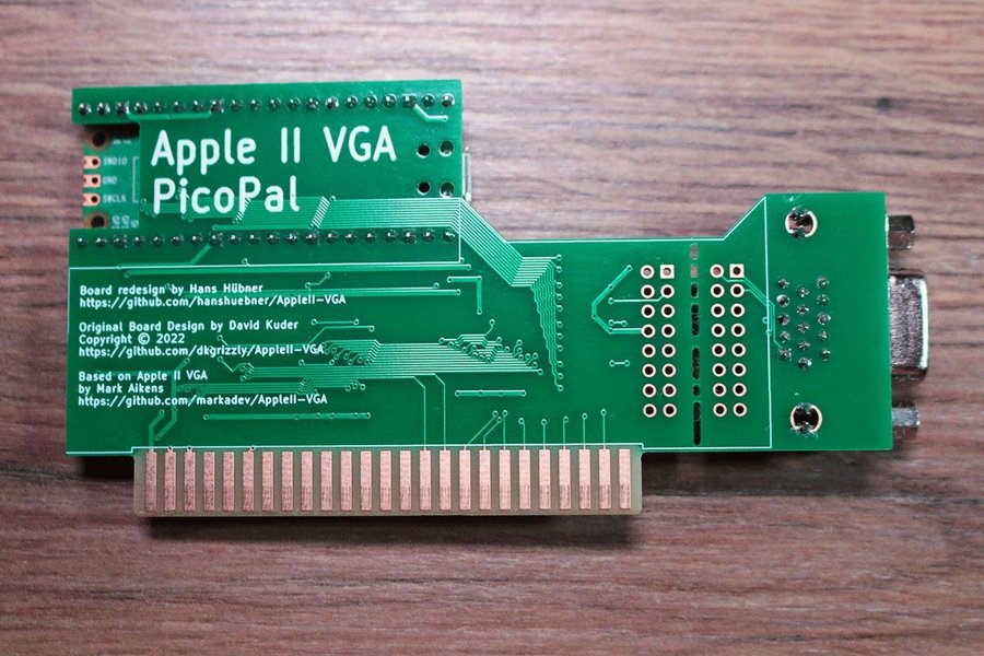 ?2 Analog - Apple II VGA Card - V2 PicoPal AppleII Z80 CP/M apple card
