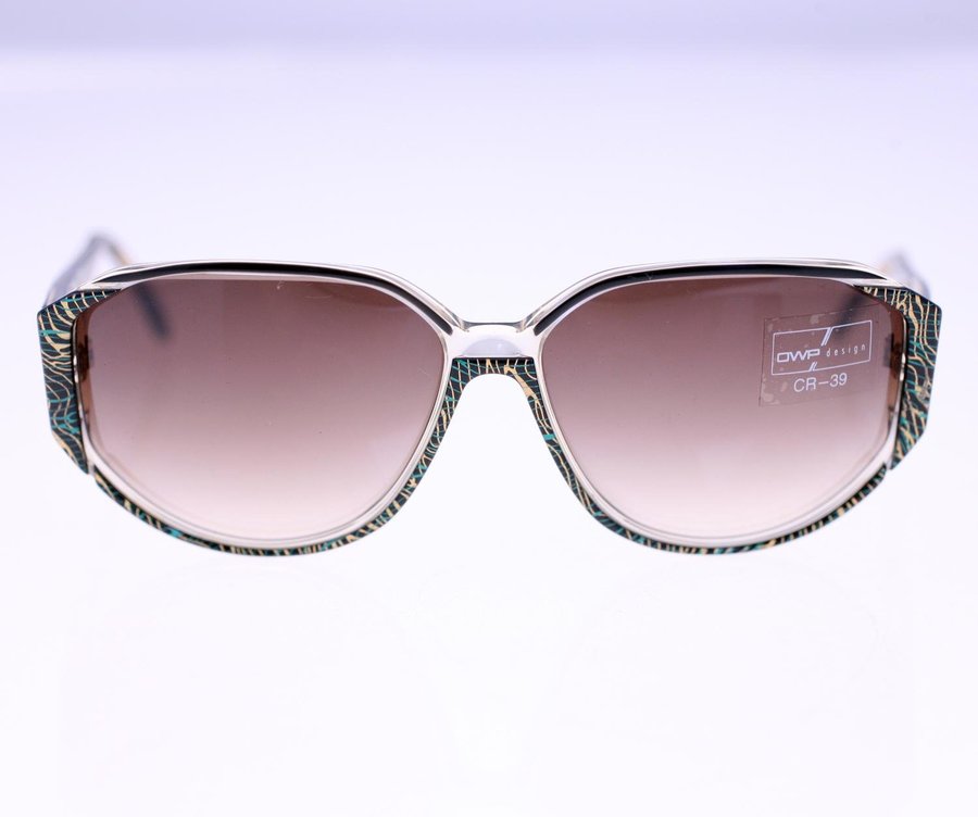 OWP 3905-075 ladies vintage sunglasses-NEW-frame misshapen-circa 1980s-34g