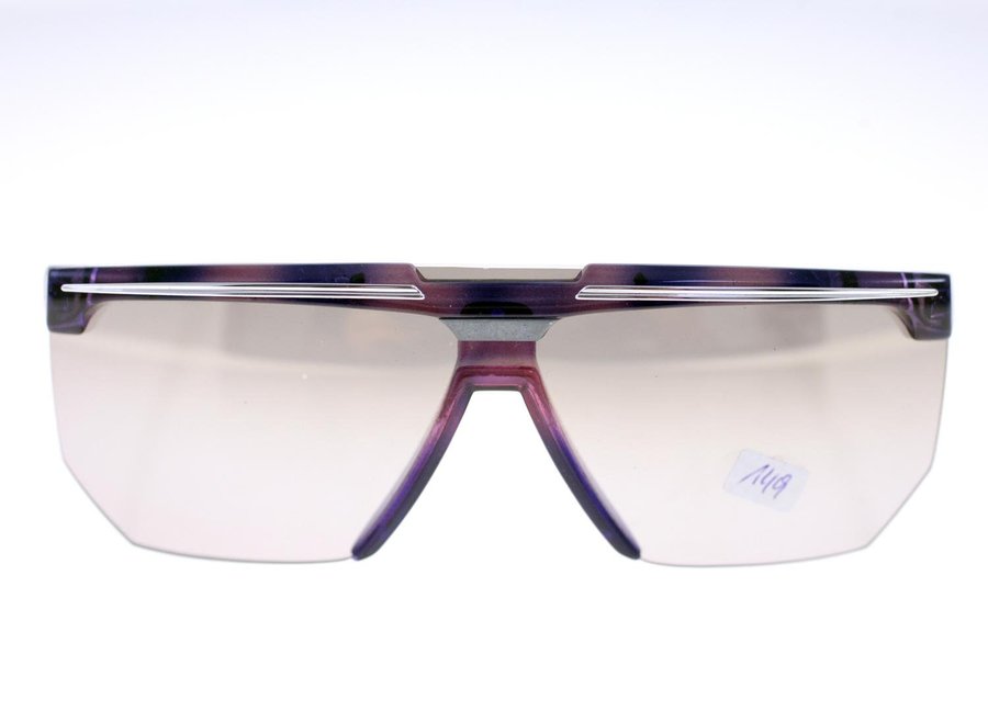 Bright Eyes 'Masque' by OIO Metzler unisex purple 'flat top' sunglasses-1980s