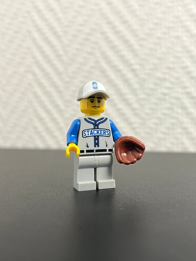 Lego Minifigurer Serie 10 Baseball Fielder Komplett