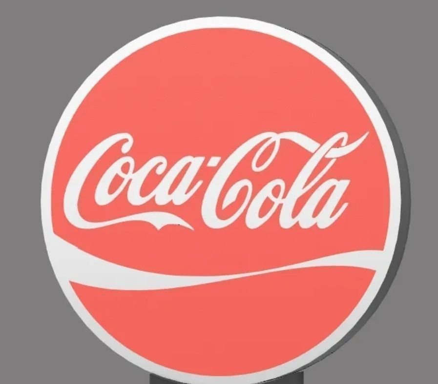 Coca cola lampa