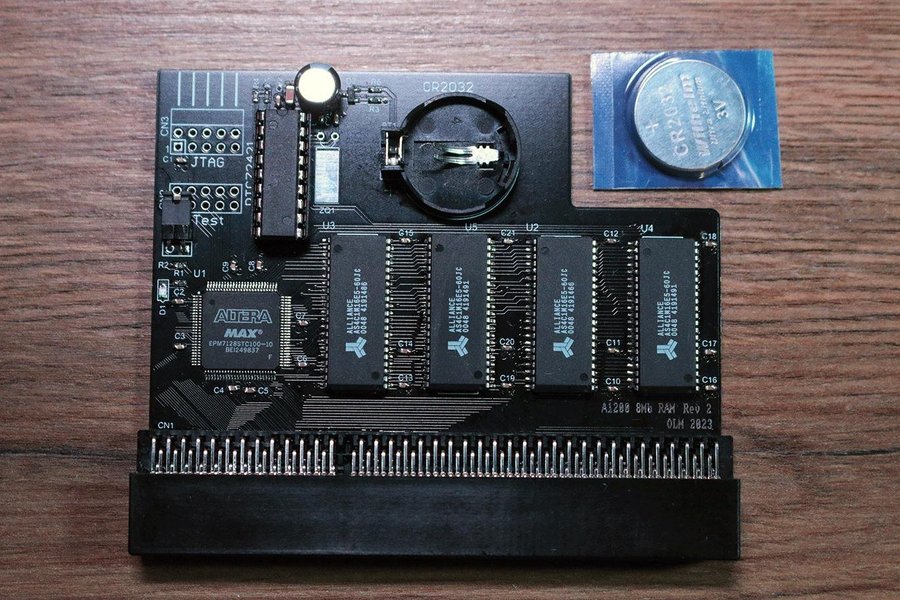 A1200 8MB FastRAM + RTC expansion för Amiga 1200 | fast ram minne 8 mb