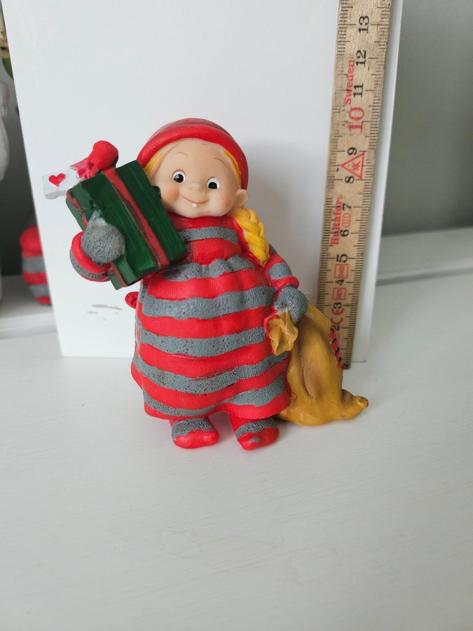 Jultomtefigur fluxka Nisse tomte från Pobra