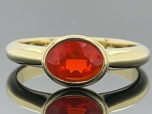 DESIGNER FIRE OPAL RING 07 CT / DESIGNER FEUEROPAL RING 07 CT