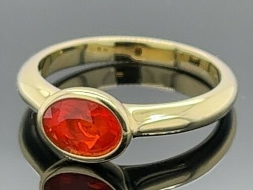 DESIGNER FIRE OPAL RING 07 CT / DESIGNER FEUEROPAL RING 07 CT