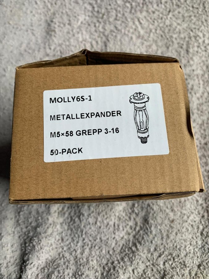 Metallexpander M5/3-16/58 - 2/3 paket