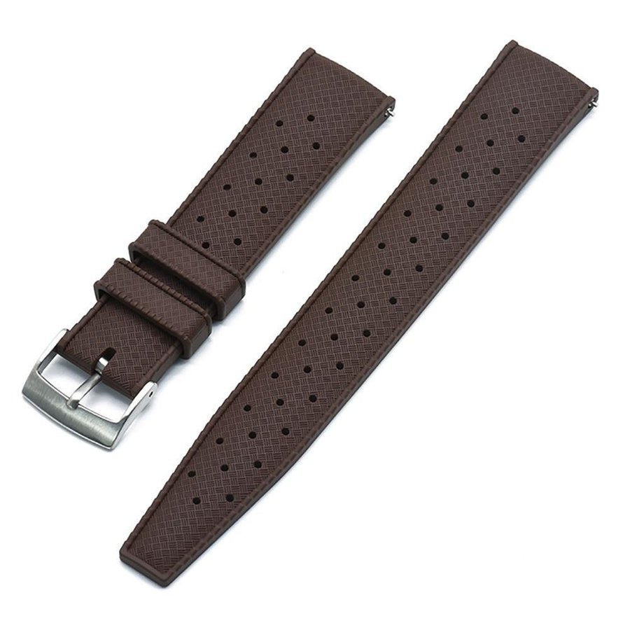 Klockband Tropic Quick 20mm - Brun