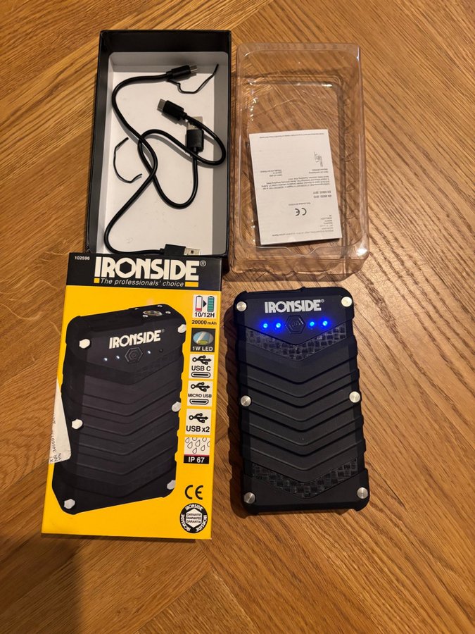 Ironside 20000 mAh powerbank IP67