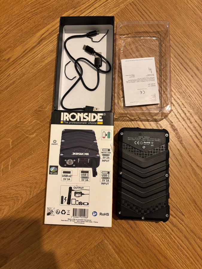 Ironside 20000 mAh powerbank IP67