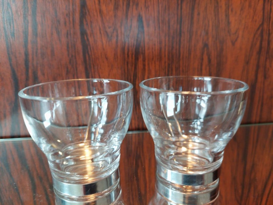 6 Vitrosax Italy retro espressoglas glas/ metall