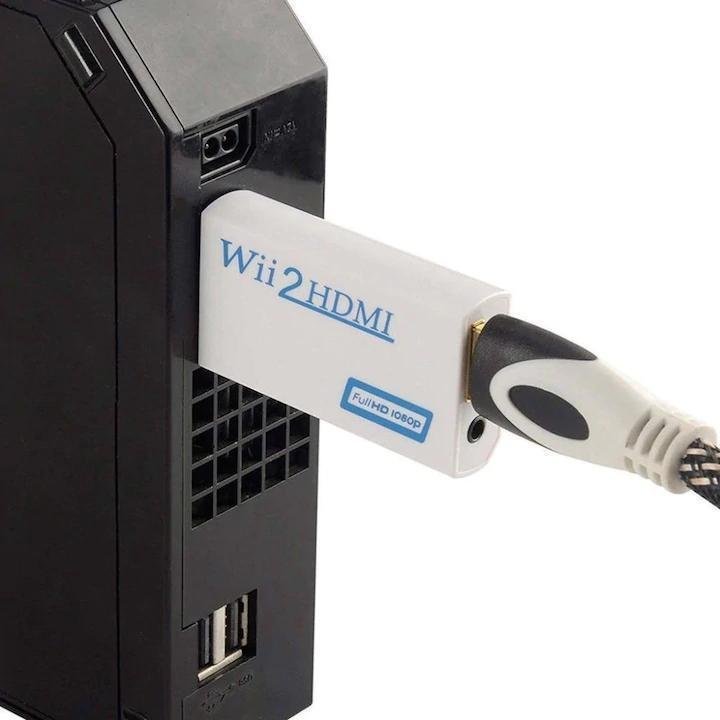 Nintendo Wii till HDMI Adapter Full HD 1080P - Snabb frakt