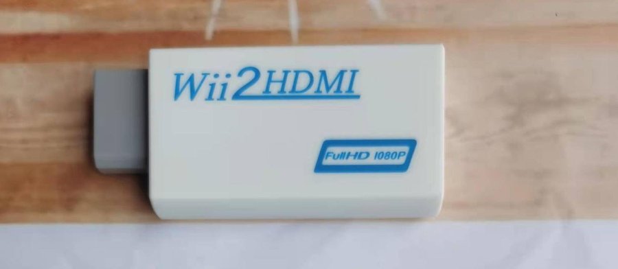 Nintendo Wii till HDMI Adapter Full HD 1080P - Snabb frakt