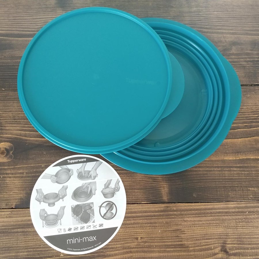 Ny Tupperware Mini-max 2liter mörk turkos