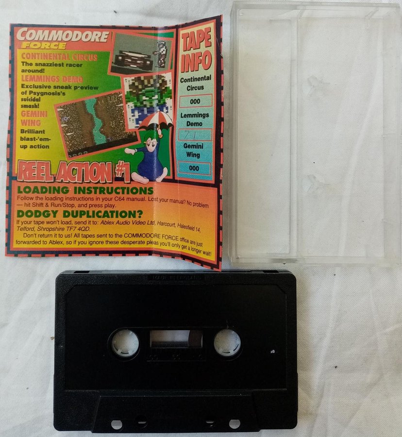 Reel Action #1 (Commodore Force - Europress Impact) - Commodore 64