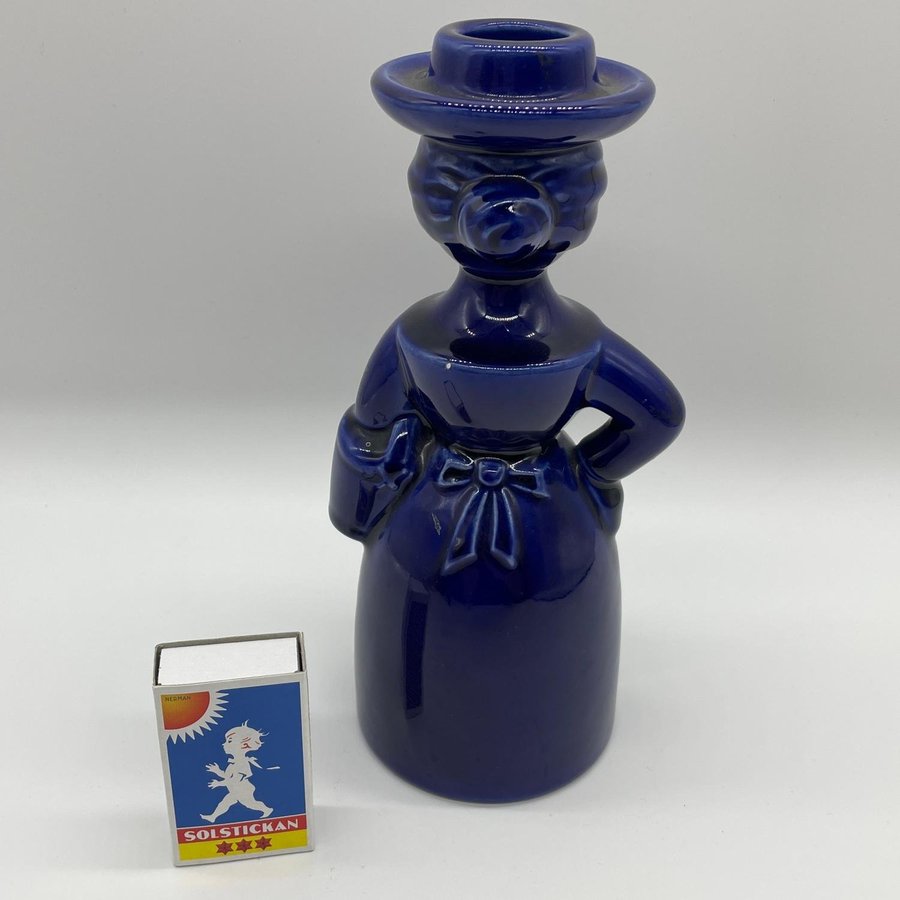 Steuler Keramik | Blå dam ljusstake