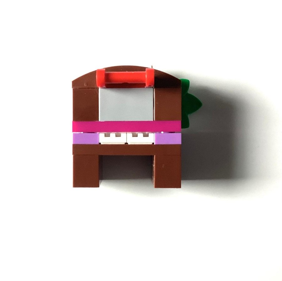 Lego Piano Jul Julpiano Instrument Tillbehör till minifigurer Julsaker Lek