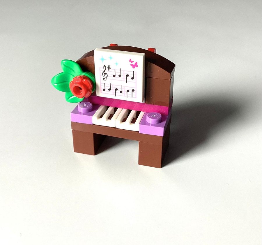 Lego Piano Jul Julpiano Instrument Tillbehör till minifigurer Julsaker Lek