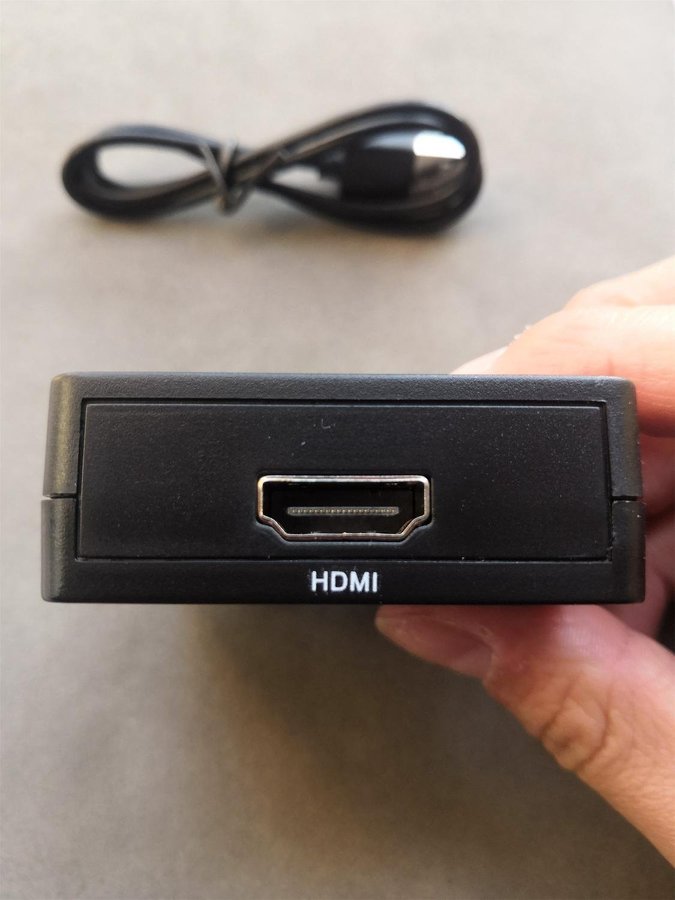 RCA till HDMI 1080P AV till HDMI Video Converter