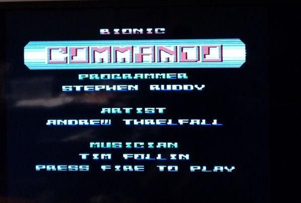 Bionic Commandos (US Gold - Go! - Capcom) - Lös Tape  - Commodore 64/C64  Spel