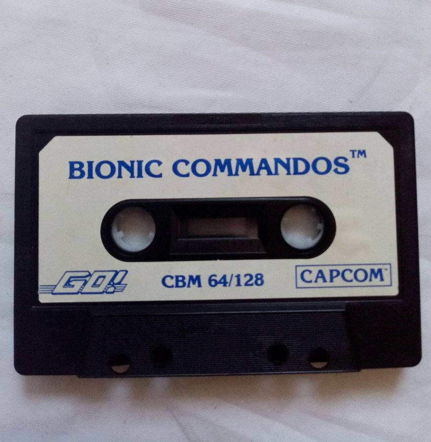 Bionic Commandos (US Gold - Go! - Capcom) - Lös Tape  - Commodore 64/C64  Spel