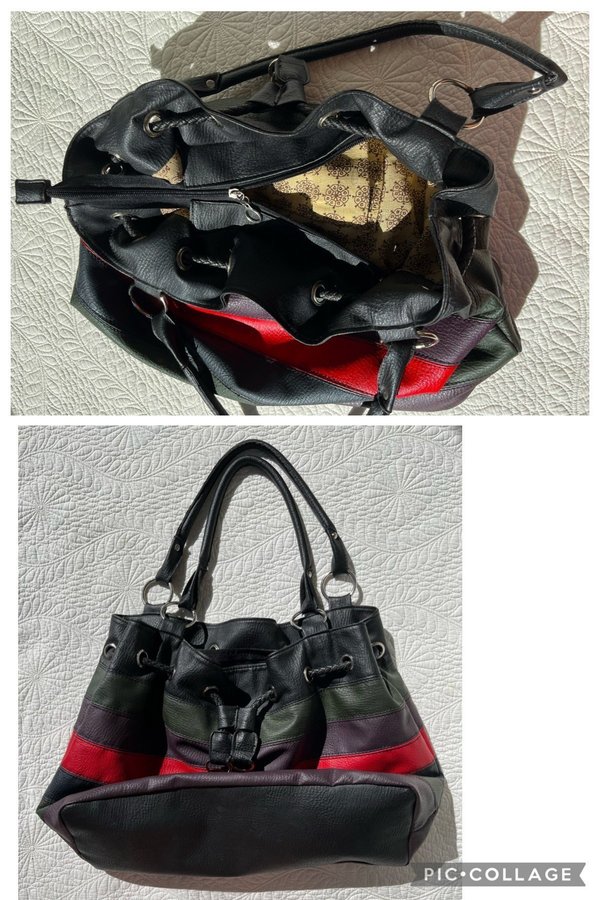 VINTAGE BAG i fräscht skick och stängs med dragkedja