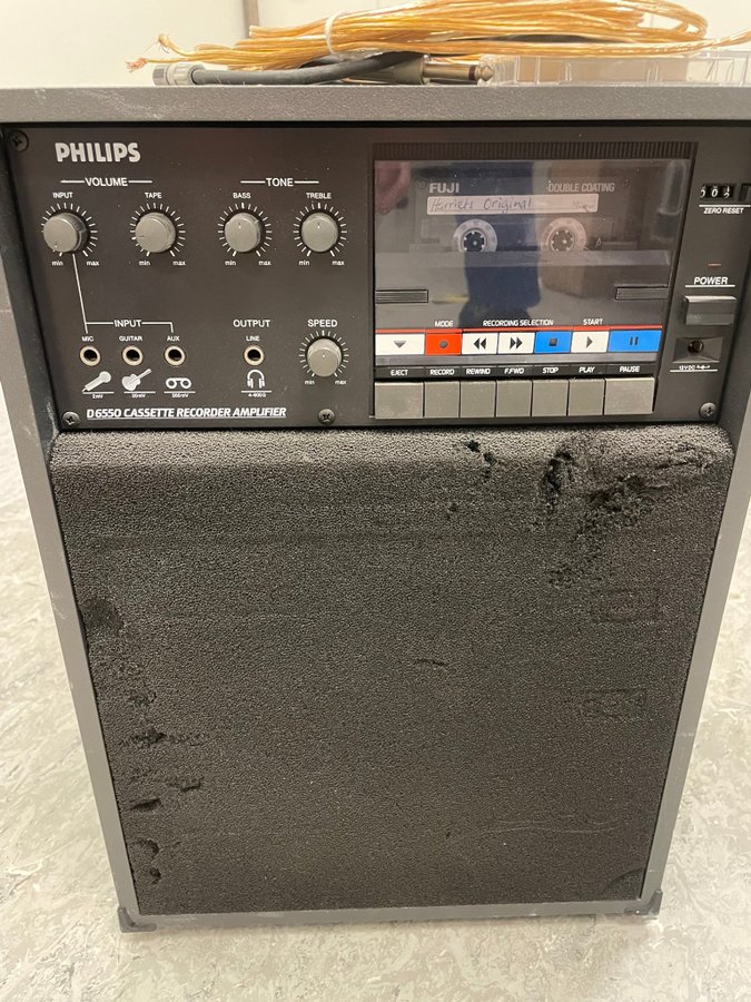 Philips D6550/30Z Kassettbandspelare