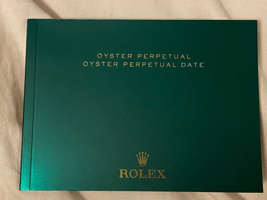 Rolex Oyster Perpetual date -05/2016-