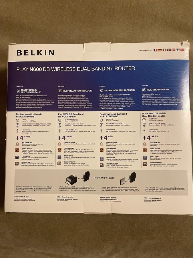 BELKIN Wireless dual-band N+ Router