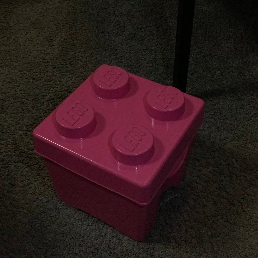 LEGO Förvaringslåda Rosa