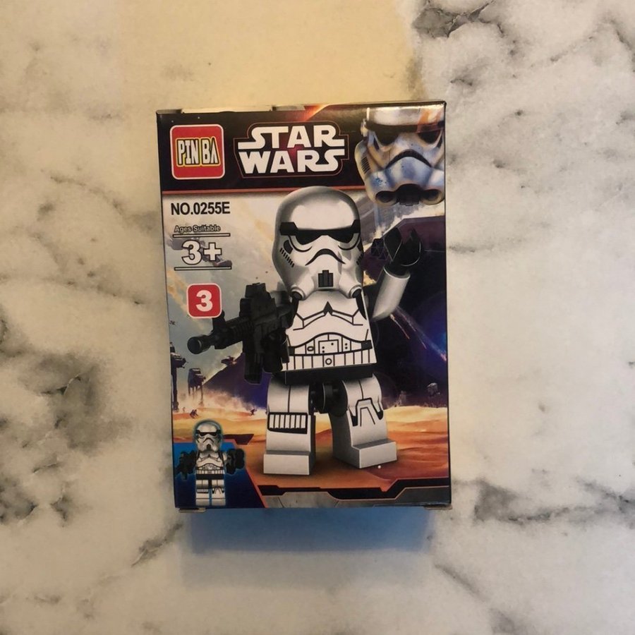 Star Wars figur som är kompatible med byggklossar