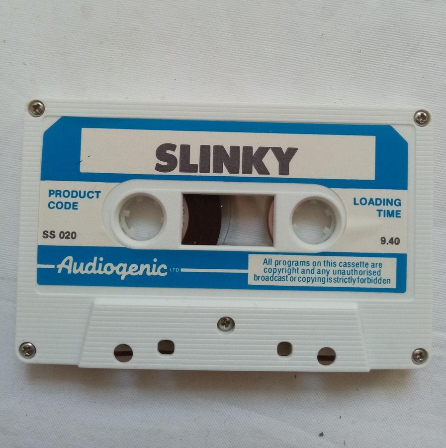 Slinky (Audiogenic - Cosmi) - Lös Tape - Kassett - Commodore 64/C64  Spel