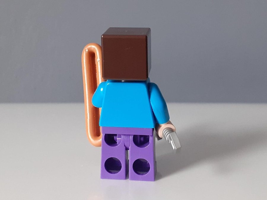 Lego Minecraft Steve figur minifigur gubbe