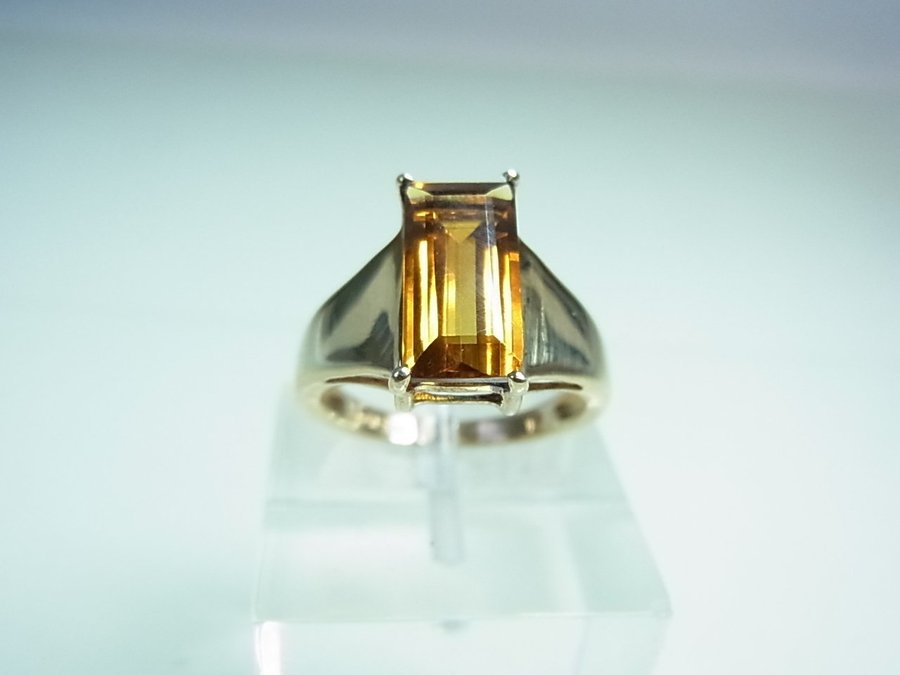 DESIGNER CITRIN RING