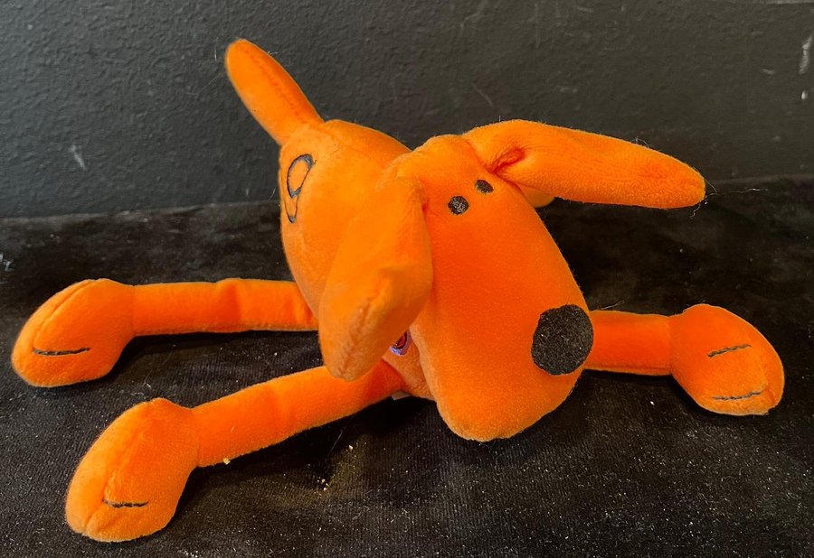 Gosedjur - Orange Hund med Ljudeffekt som skäller och skakar