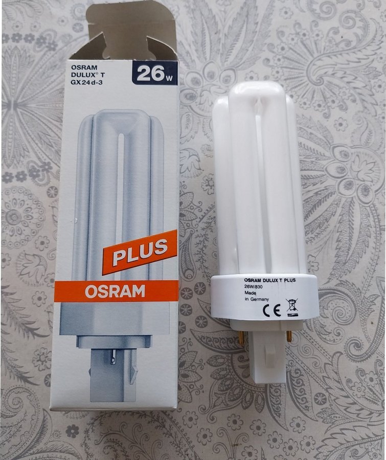 Osram kompaktlysrör Gx24d-3 26 watt